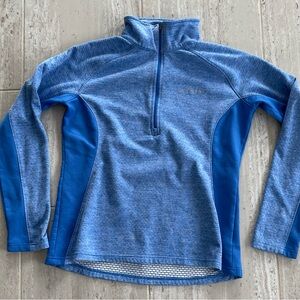 Columbia Blue and White Patterned Pullover